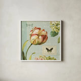 Mothers Treasure I by Lisa Audit. Shown in a crisp white glass frame for a clean and minimalist style. Available as an archival giclee rolled canvas, fine art paper, or poster print. SKU 4914a.