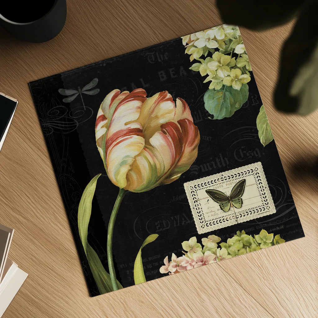 Mothers Treasures I Dark by Lisa Audit. Shown as a detailed flat fine art print, highlighting archival giclee quality. Available as an archival giclee rolled canvas, fine art paper, or poster print. SKU 28208a.