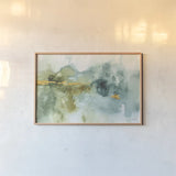 My Greenhouse Abstract I by Lisa Audit. shown as a paper print in a natural frame. Available as a archival giclee rolled canvas, fine art paper, or poster print. SKU 20400i.