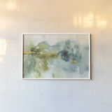My Greenhouse Abstract I by Lisa Audit. shown as a paper print in a white frame. Available as a archival giclee rolled canvas, fine art paper, or poster print. SKU 20400i.