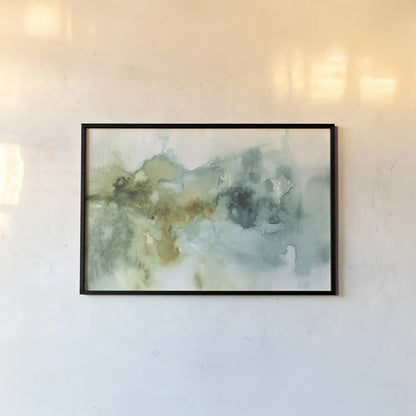 My Greenhouse Abstract I no Gold by Lisa Audit. shown as a paper print in a black flame. Available as a archival giclee rolled canvas, fine art paper, or poster print. SKU 32086i.