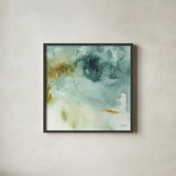 My Greenhouse Abstract IV by Lisa Audit. Shown in a sleek black glass frame for a contemporary gallery look. Available as an archival giclee rolled canvas, fine art paper, or poster print. SKU 20403a.