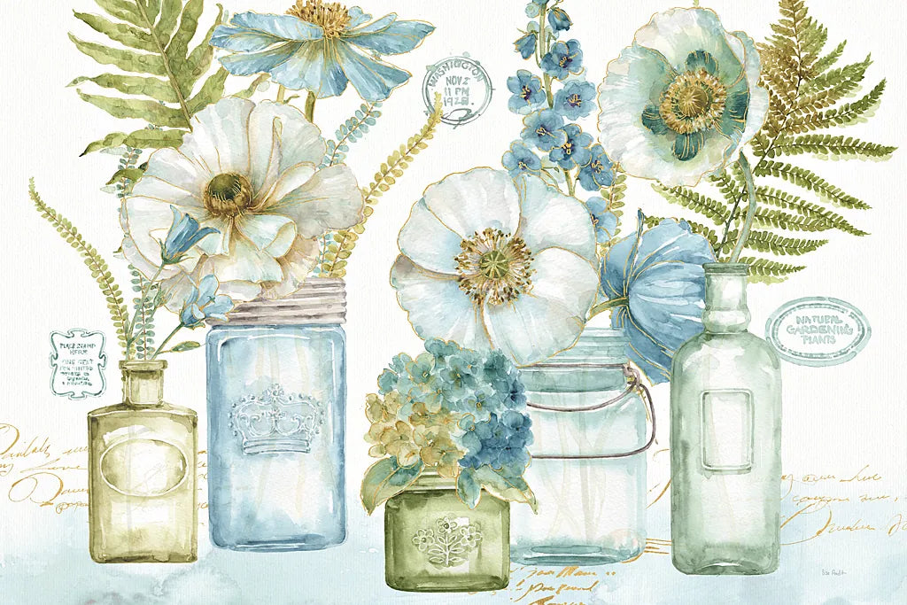 My Greenhouse Bouquet I by Lisa Audit. SKU 23442i. Archival Giclee Fine art print for wall decor.