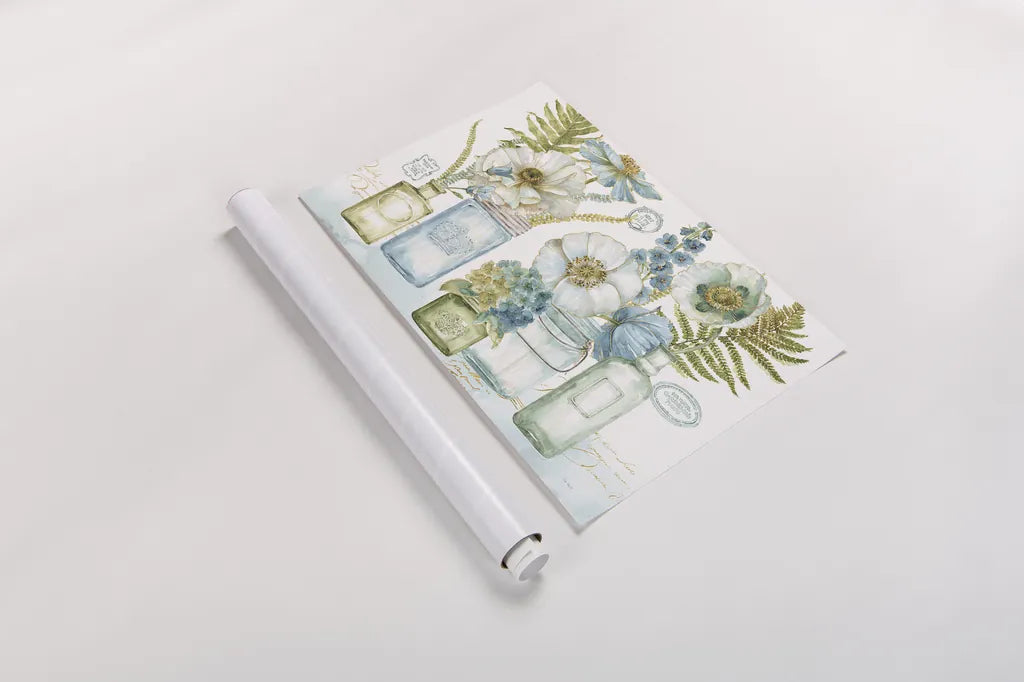 My Greenhouse Bouquet I by Lisa Audit. shown as a rolled paper print. Available as archival giclee rolled canvas, fine art paper, or poster print. SKU 23442i.