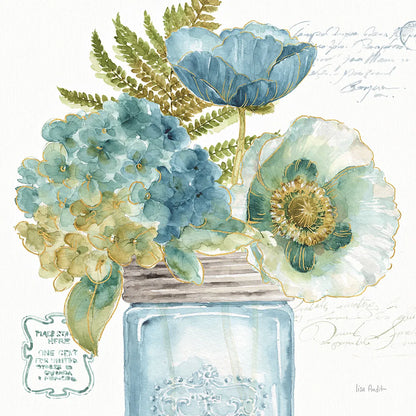 My Greenhouse Bouquet III by Lisa Audit. SKU 23444a. Archival Giclee Fine art print for wall decor.