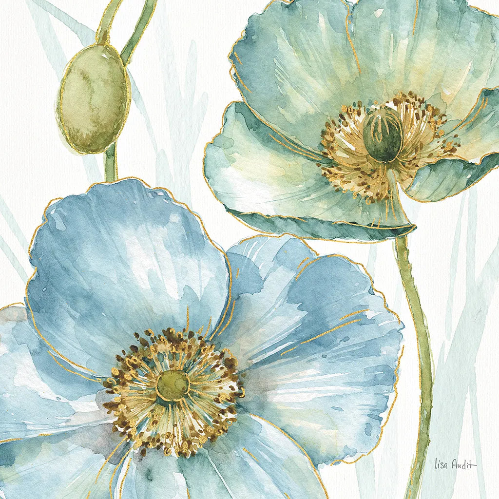 My Greenhouse Flowers II by Lisa Audit. SKU 20392a. Archival Giclee Fine art print for wall decor.