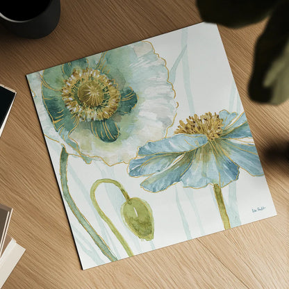 My Greenhouse Flowers V by Lisa Audit. Shown as a detailed flat fine art print, highlighting archival giclee quality. Available as an archival giclee rolled canvas, fine art paper, or poster print. SKU 20395a.