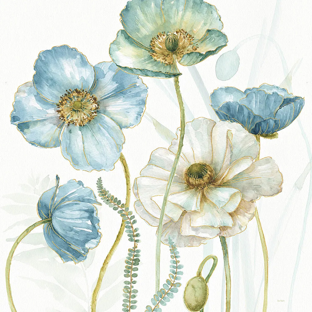 My Greenhouse Flowers VI Crop by Lisa Audit. SKU 20396a. Archival Giclee Fine art print for wall decor.