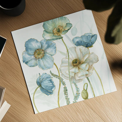 My Greenhouse Flowers VI Crop by Lisa Audit. Shown as a detailed flat fine art print, highlighting archival giclee quality. Available as an archival giclee rolled canvas, fine art paper, or poster print. SKU 20396a.