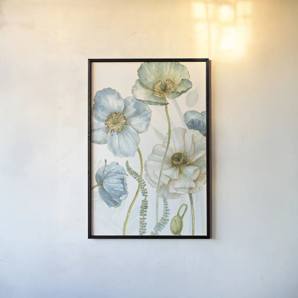 My Greenhouse Flowers VI Crop by Lisa Audit. shown as a paper print in a black flame. Available as a archival giclee rolled canvas, fine art paper, or poster print. SKU 20396h.
