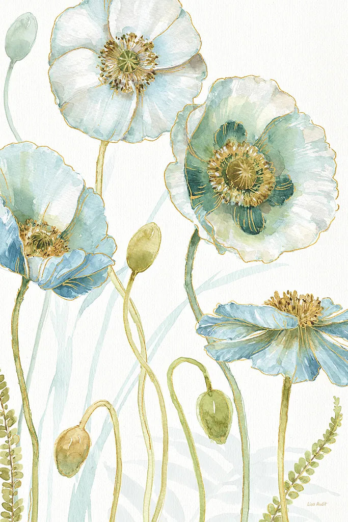 My Greenhouse Flowers VII Crop by Lisa Audit. SKU 22214h. Archival Giclee Fine art print for wall decor.