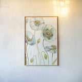 My Greenhouse Flowers VII Crop by Lisa Audit. shown as a paper print in a natural frame. Available as a archival giclee rolled canvas, fine art paper, or poster print. SKU 22214h.