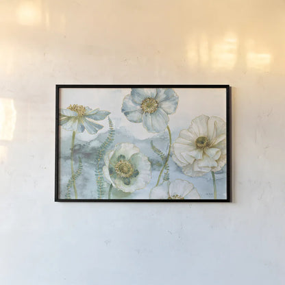 My Greenhouse Flowers X by Lisa Audit. shown as a paper print in a black flame. Available as a archival giclee rolled canvas, fine art paper, or poster print. SKU 24859i.