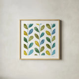 My Greenhouse Geo I by Lisa Audit. Shown in a natural wood glass frame for a timeless modern aesthetic. Available as an archival giclee rolled canvas, fine art paper, or poster print. SKU 20415a.