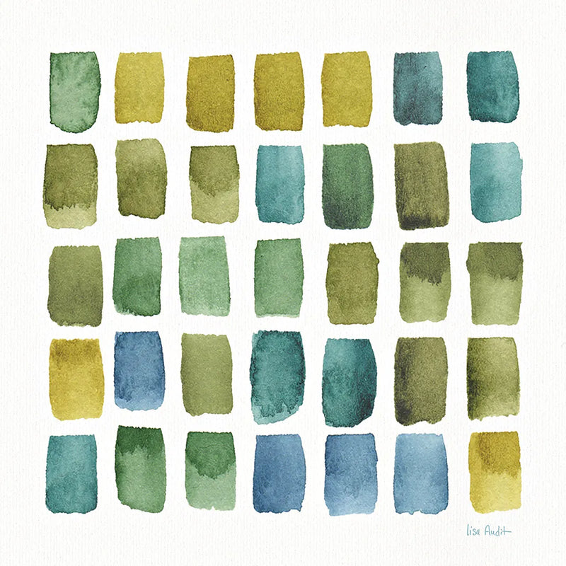 My Greenhouse Geo III by Lisa Audit. SKU 20417a. Archival Giclee Fine art print for wall decor.