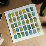 My Greenhouse Geo III by Lisa Audit. Shown as a detailed flat fine art print, highlighting archival giclee quality. Available as an archival giclee rolled canvas, fine art paper, or poster print. SKU 20417a.