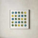 My Greenhouse Geo IV by Lisa Audit. Shown in a crisp white glass frame for a clean and minimalist style. Available as an archival giclee rolled canvas, fine art paper, or poster print. SKU 20418a.