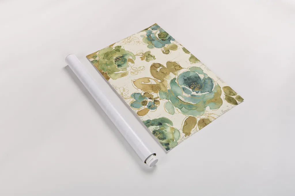 My Greenhouse Roses I on Wood Cream by Lisa Audit. shown as a rolled paper print. Available as archival giclee rolled canvas, fine art paper, or poster print. SKU 20778i.