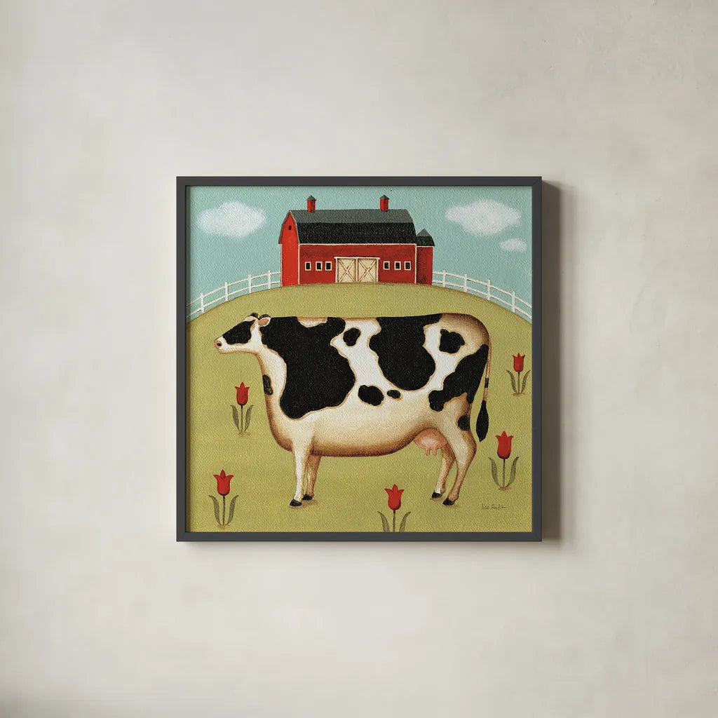 My Home II by Lisa Audit. Shown in a sleek black glass frame for a contemporary gallery look. Available as an archival giclee rolled canvas, fine art paper, or poster print. SKU 69596a.