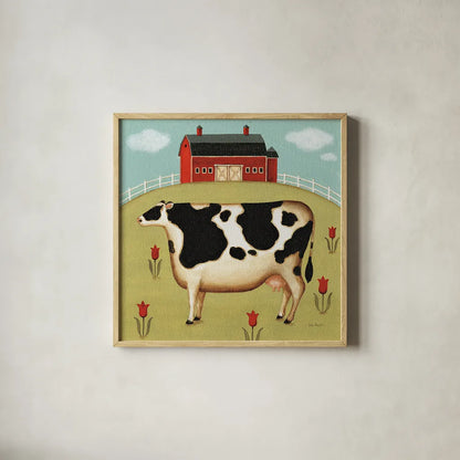 My Home II by Lisa Audit. Shown in a natural wood glass frame for a timeless modern aesthetic. Available as an archival giclee rolled canvas, fine art paper, or poster print. SKU 69596a.