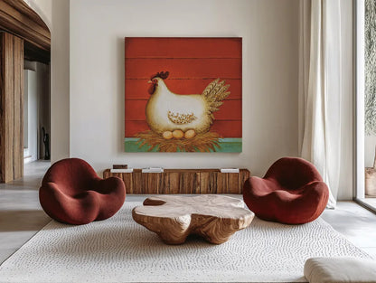 My Home III by Lisa Audit. Shown as extra-large giant wall art in a modern living room. Available as an archival giclee rolled canvas, fine art paper, or poster print. SKU 69597a.
