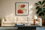 My Own Words by Lisa Audit. Displayed in a glass frame with matte in a clean modern living room. Available as an archival giclee rolled canvas, fine art paper, or poster print. SKU 5758a.
