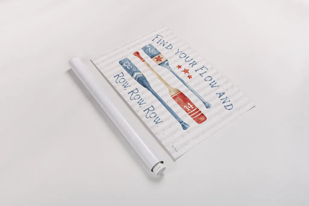 Nautical Life I by Lisa Audit. shown as a rolled paper print. Available as archival giclee rolled canvas, fine art paper, or poster print. SKU 46516i.