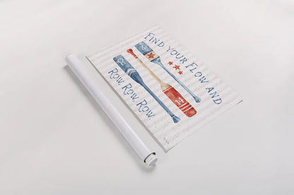 Nautical Life I by Lisa Audit. shown as a rolled paper print. Available as archival giclee rolled canvas, fine art paper, or poster print. SKU 46516i.