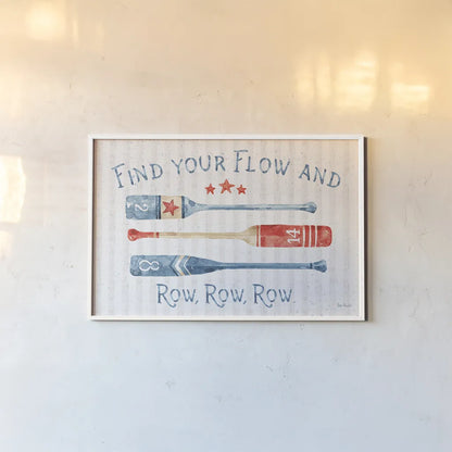 Nautical Life I by Lisa Audit. shown as a paper print in a white frame. Available as a archival giclee rolled canvas, fine art paper, or poster print. SKU 46516i.