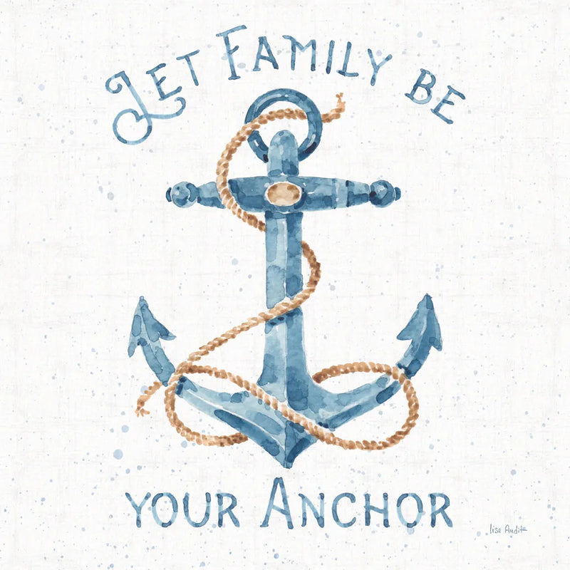 Nautical Life IV No Stripes by Lisa Audit. SKU 48167a. Archival Giclee Fine art print for wall decor.