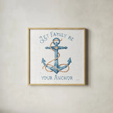 Nautical Life IV No Stripes by Lisa Audit. Shown in a natural wood glass frame for a timeless modern aesthetic. Available as an archival giclee rolled canvas, fine art paper, or poster print. SKU 48167a.