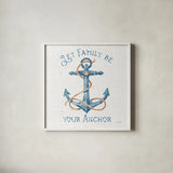 Nautical Life IV No Stripes by Lisa Audit. Shown in a crisp white glass frame for a clean and minimalist style. Available as an archival giclee rolled canvas, fine art paper, or poster print. SKU 48167a.