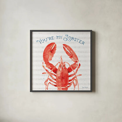 Nautical Life IX by Lisa Audit. Shown in a sleek black glass frame for a contemporary gallery look. Available as an archival giclee rolled canvas, fine art paper, or poster print. SKU 46524a.