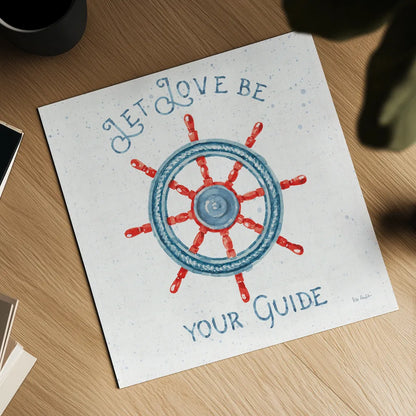 Nautical Life V No Stripes by Lisa Audit. Shown as a detailed flat fine art print, highlighting archival giclee quality. Available as an archival giclee rolled canvas, fine art paper, or poster print. SKU 48168a.