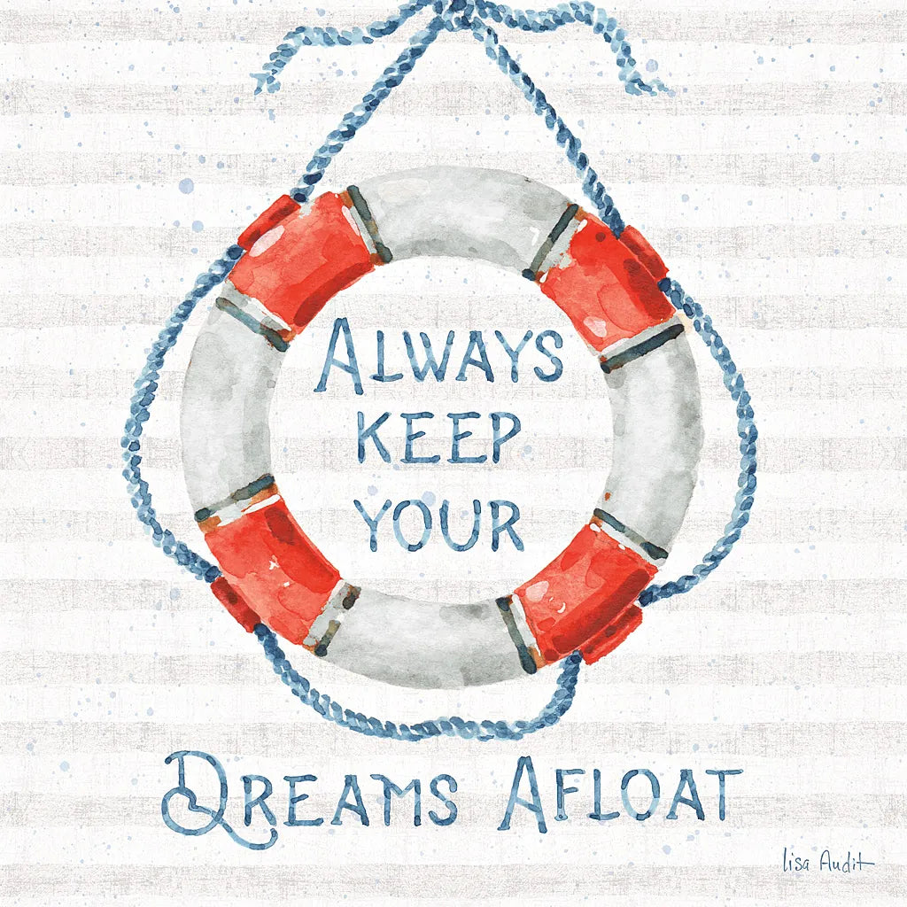 Nautical Life VI by Lisa Audit. SKU 46521a. Archival Giclee Fine art print for wall decor.