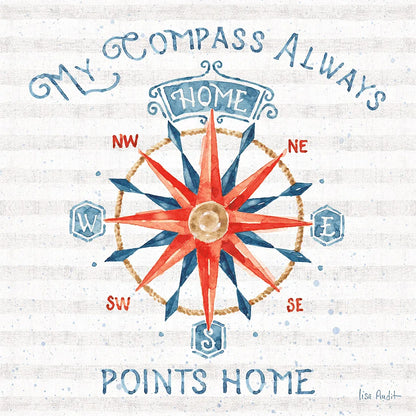 Nautical Life VII by Lisa Audit. SKU 46522a. Archival Giclee Fine art print for wall decor.