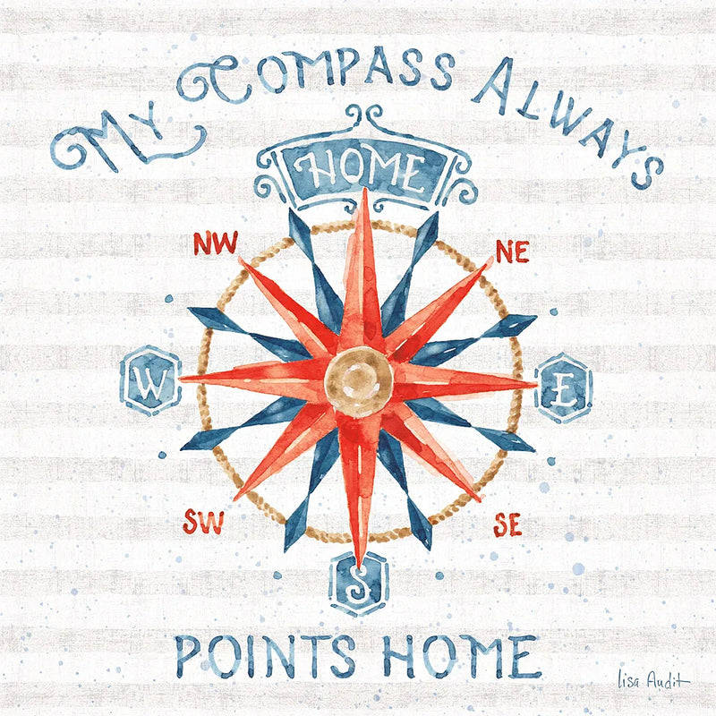 Nautical Life VII by Lisa Audit. SKU 46522a. Archival Giclee Fine art print for wall decor.