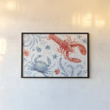 Nautical Life VIII by Lisa Audit. shown as a paper print in a black flame. Available as a archival giclee rolled canvas, fine art paper, or poster print. SKU 46523i.