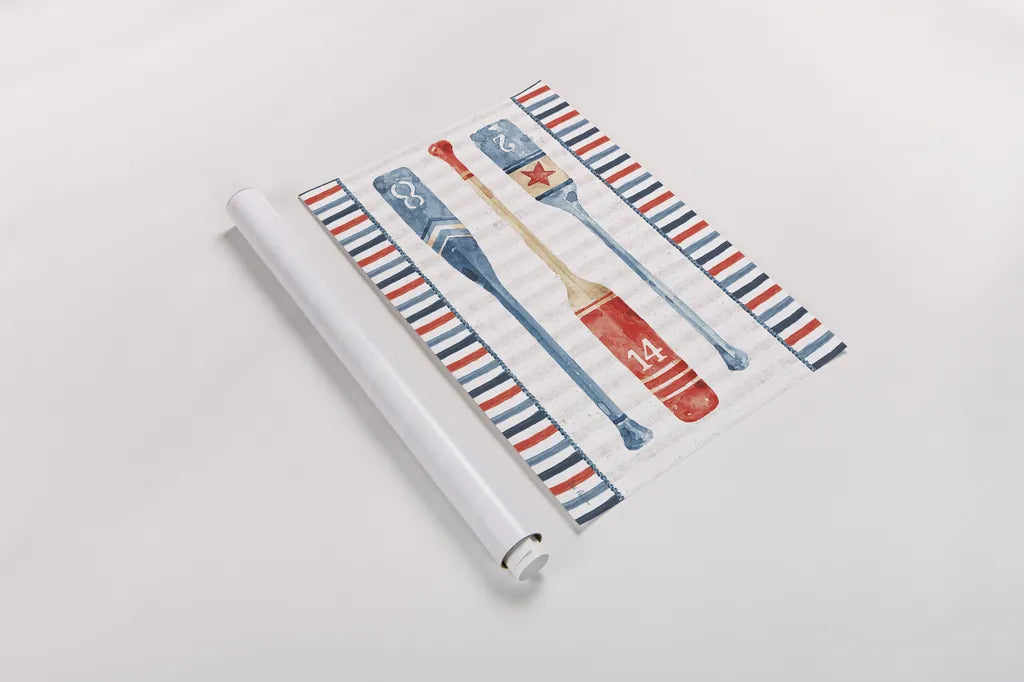 Nautical Life XI by Lisa Audit. shown as a rolled paper print. Available as archival giclee rolled canvas, fine art paper, or poster print. SKU 46526i.