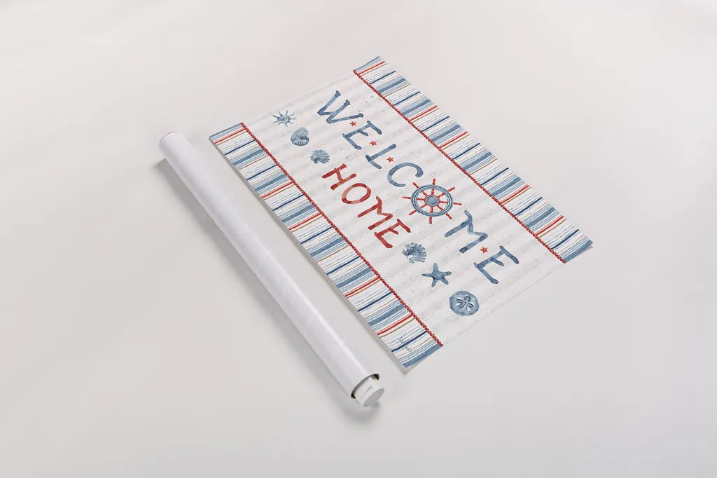 Nautical Life XII by Lisa Audit. shown as a rolled paper print. Available as archival giclee rolled canvas, fine art paper, or poster print. SKU 46527i.