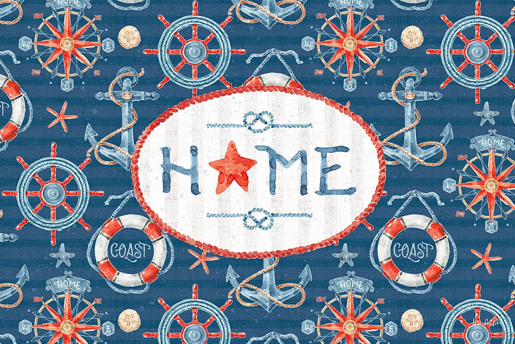 Nautical Life XIII by Lisa Audit. SKU 46528i. Archival Giclee Fine art print for wall decor.