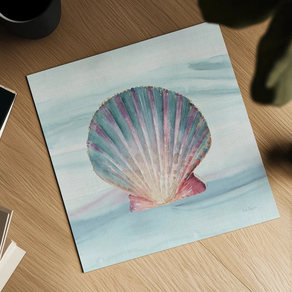 Ocean Dream VI no Filigree by Lisa Audit. Shown as a detailed flat fine art print, highlighting archival giclee quality. Available as an archival giclee rolled canvas, fine art paper, or poster print. SKU 28396a.