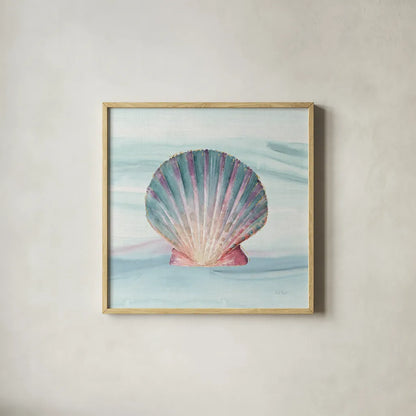 Ocean Dream VI no Filigree by Lisa Audit. Shown in a natural wood glass frame for a timeless modern aesthetic. Available as an archival giclee rolled canvas, fine art paper, or poster print. SKU 28396a.