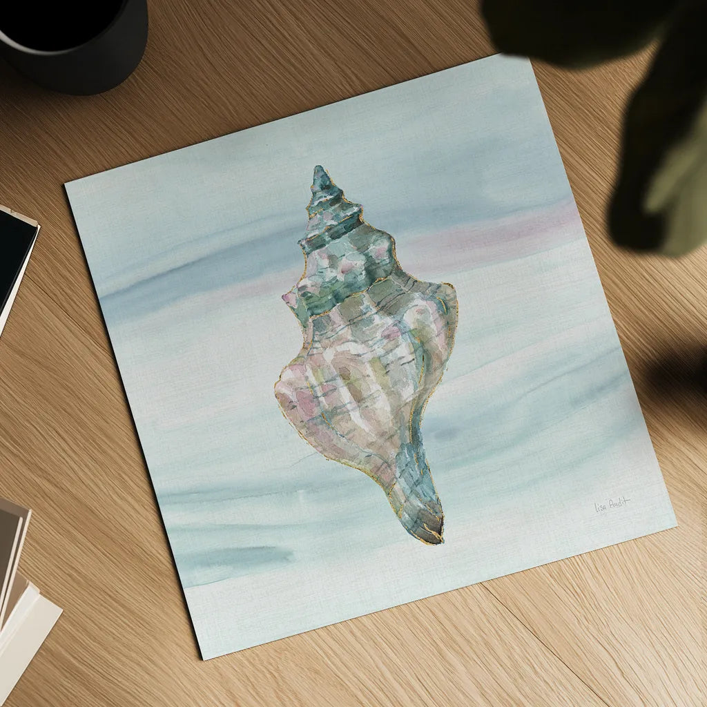 Ocean Dream VIII no Filigree by Lisa Audit. Shown as a detailed flat fine art print, highlighting archival giclee quality. Available as an archival giclee rolled canvas, fine art paper, or poster print. SKU 28398a.