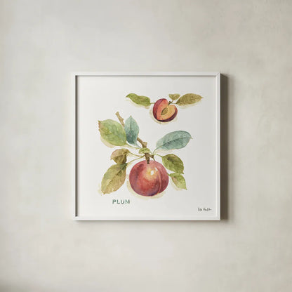 Orchard Bloom IV by Lisa Audit. Shown in a crisp white glass frame for a clean and minimalist style. Available as an archival giclee rolled canvas, fine art paper, or poster print. SKU 21740a.