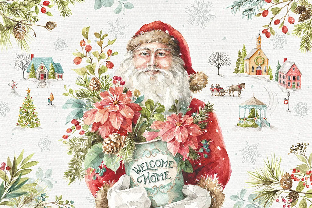 Our Christmas Story I by Lisa Audit. SKU 47730i. Archival Giclee Fine art print for wall decor.