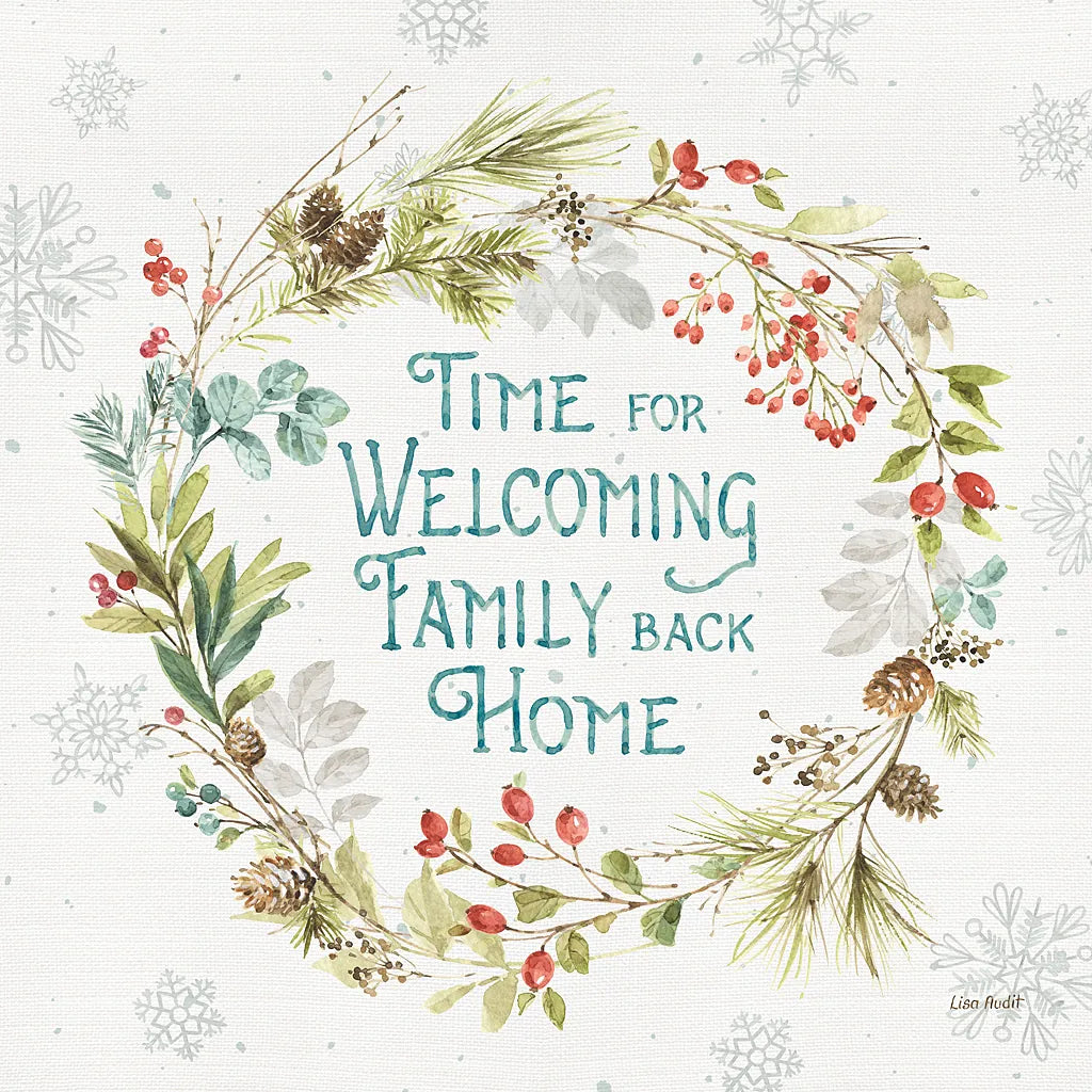 Our Christmas Story IX by Lisa Audit. SKU 47738a. Archival Giclee Fine art print for wall decor.