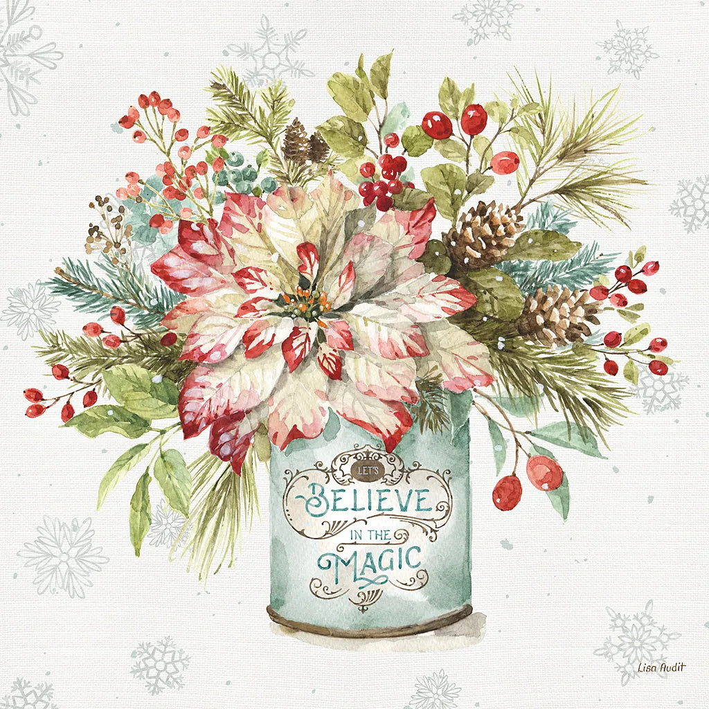 Our Christmas Story V by Lisa Audit. SKU 47734a. Archival Giclee Fine art print for wall decor.