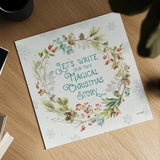 Our Christmas Story VIII by Lisa Audit. Shown as a detailed flat fine art print, highlighting archival giclee quality. Available as an archival giclee rolled canvas, fine art paper, or poster print. SKU 47737a.