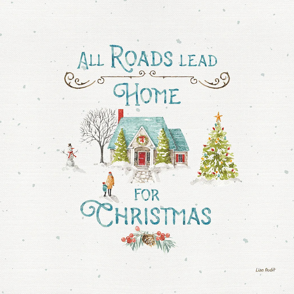 Our Christmas Story X by Lisa Audit. SKU 47739a. Archival Giclee Fine art print for wall decor.